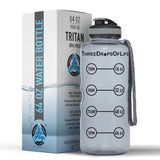 FITAZON 64oz Custom Sports Water Bottle