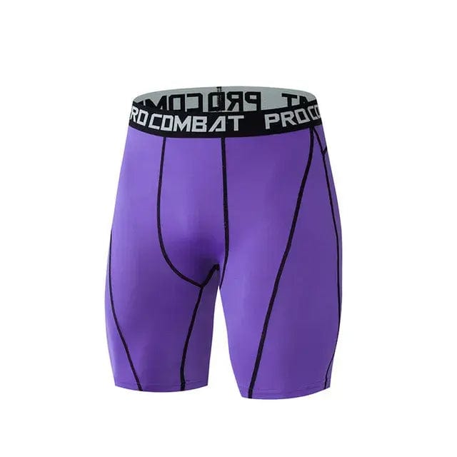 FITAZON Apparel Purple / 3 Extra Large Men's Boxers - PRO COMBAT