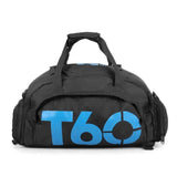 Fitazon Black Blue Waterproof Fitness Bag