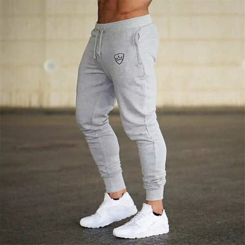 Fitazon Gray / Large Bodybuilding Fitness Sweatpants