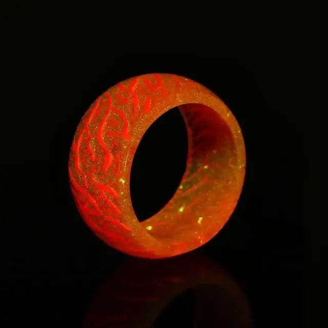 FITAZON Orange / 10 Unique Luminous Silicone Workout Ring